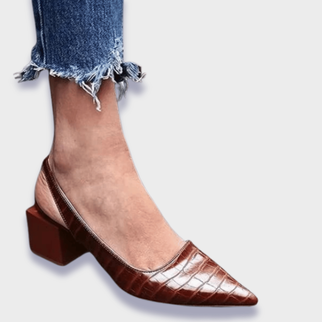 Corentine - Orthopaedic Court Shoes Made from Premium Synthetic Leather