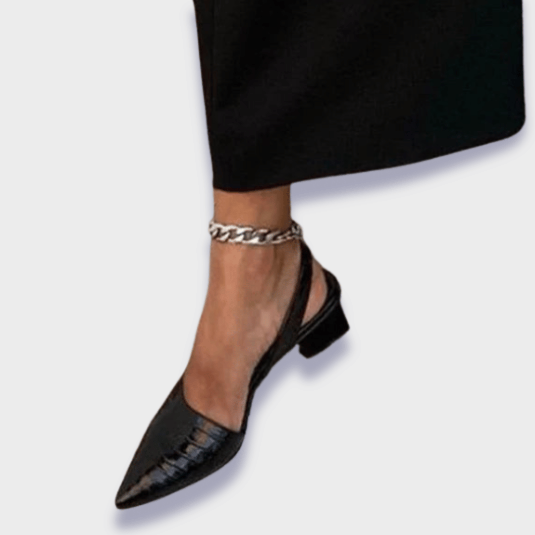 Corentine - Orthopaedic Court Shoes Made from Premium Synthetic Leather