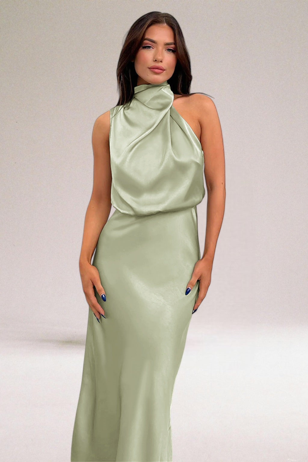 Flavia™ | Glamour Satin Dress