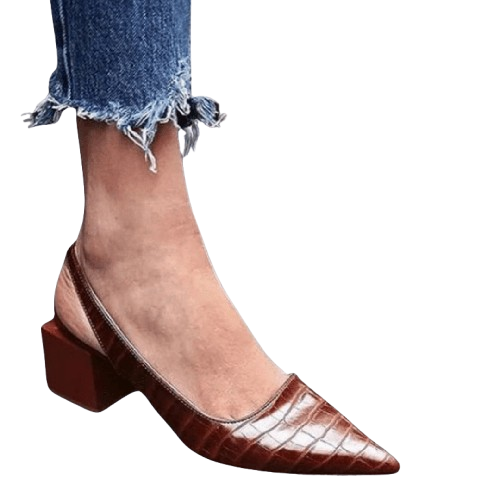 Corentine - Orthopaedic Court Shoes Made from Premium Synthetic Leather
