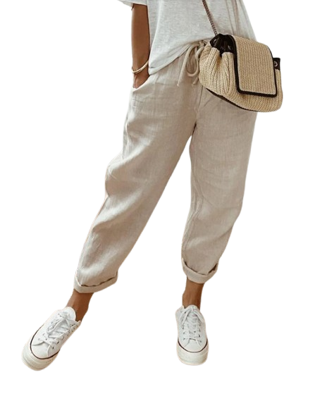 ROZA | ELEGANT FABRIC TROUSERS