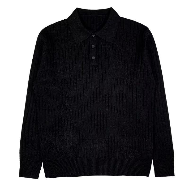 Reykjavik™ | Knitted Polo Sweater in Tricot