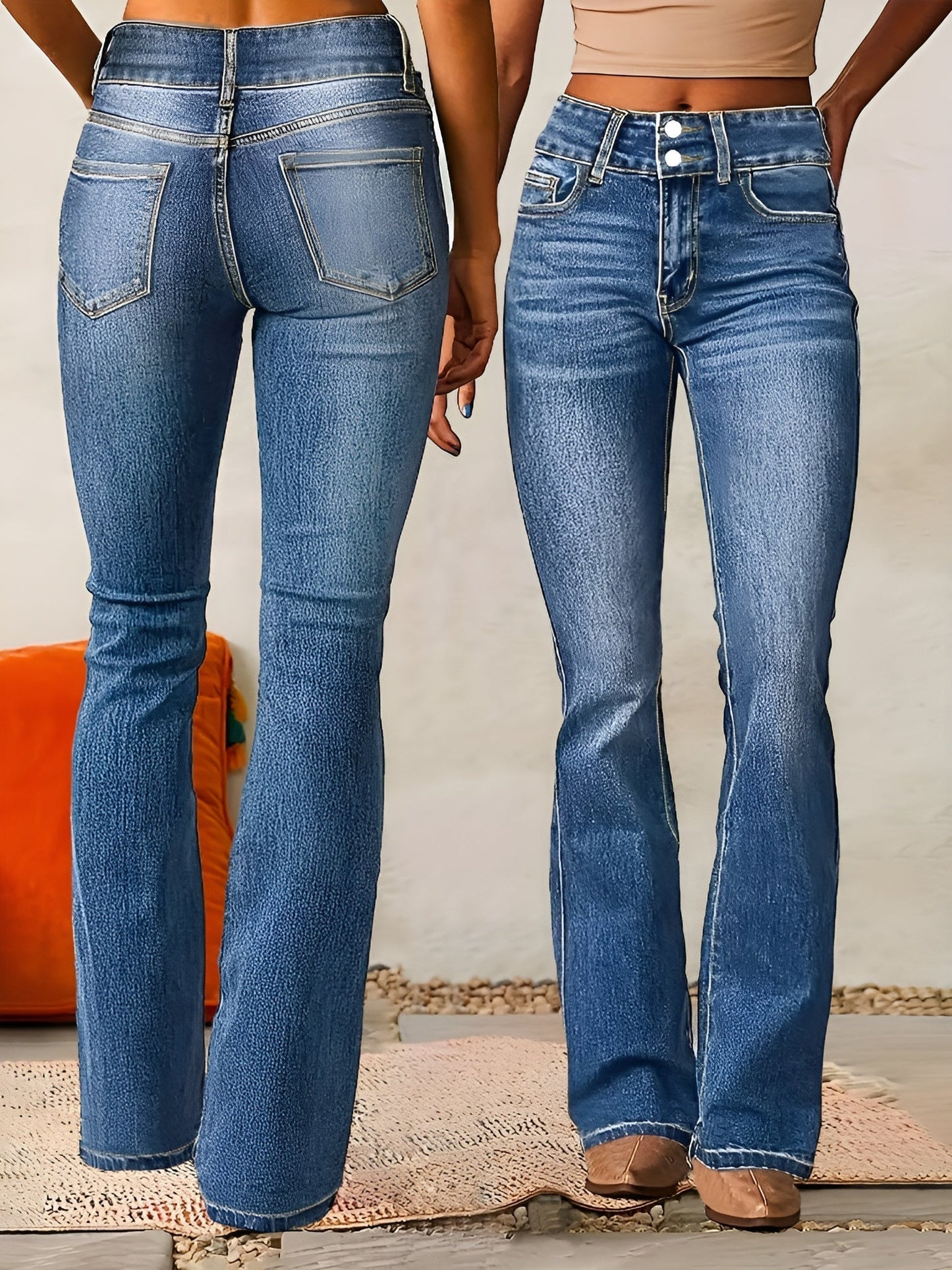 ALANA | Flared High-Waisted Jeans