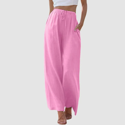 Lenoir™ | High-Waisted Wide-Leg Trousers