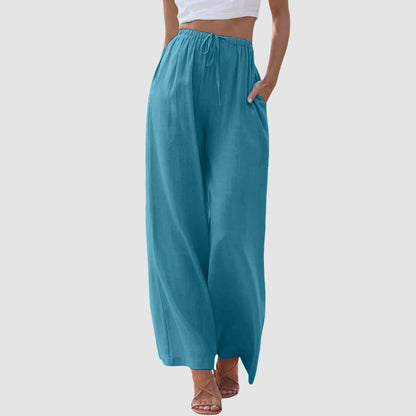 Lenoir™ | High-Waisted Wide-Leg Trousers