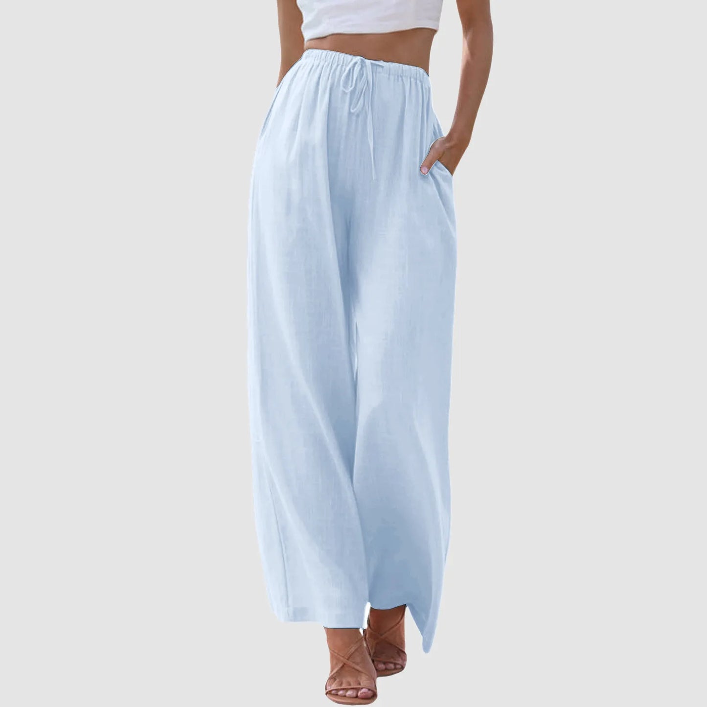 Lenoir™ | High-Waisted Wide-Leg Trousers