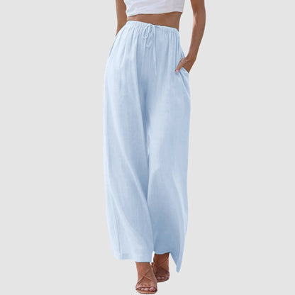 Lenoir™ | High-Waisted Wide-Leg Trousers