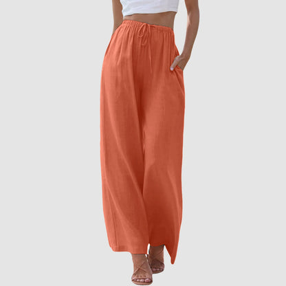 Lenoir™ | High-Waisted Wide-Leg Trousers