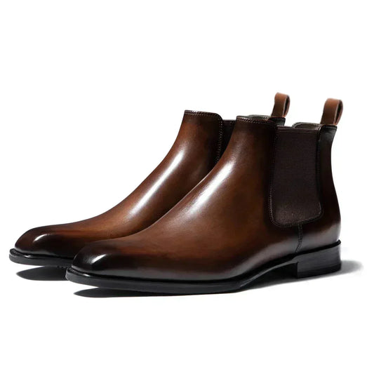 Brian™ | Sophisticated Leather Chelsea Boots